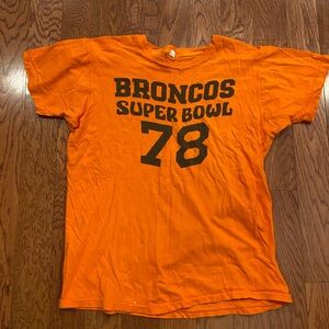 Vintage Denver Broncos T-Shirt Super Bowl 78